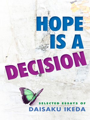 cover image of Hope Is a Decision